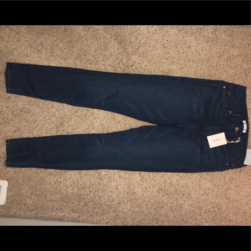 Good American NWT dark wash skinny jeans sz 10